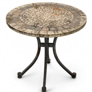 Mosaic Round Side Table